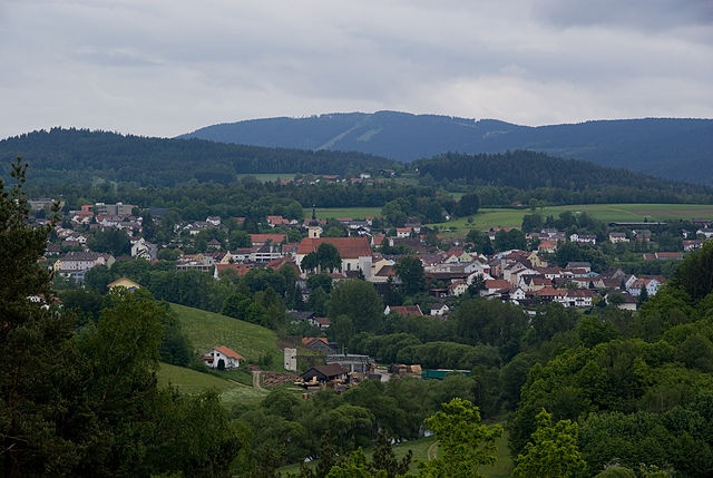 Blick über Viechtach - Viechtach in der ErlebnisRegion Bayerischer Wald
