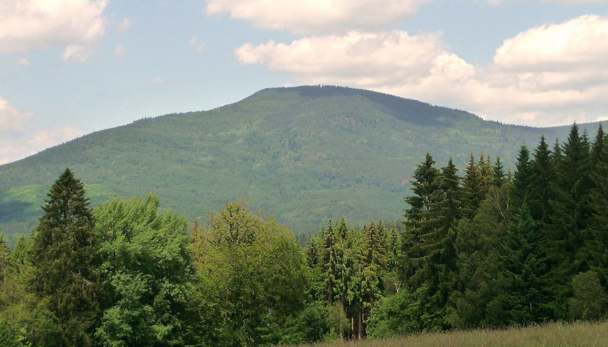 Blick auf den Großen Falkenstein von der Jungmaierhütte aus - Großer Falkenstein in der ErlebnisRegion Bayerischer Wald