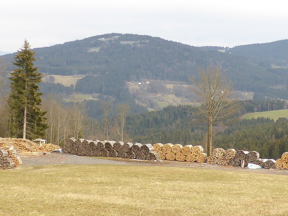 Blick von Riedelswald zur Käsplatte - Käsplatte in der ErlebnisRegion Bayerischer Wald