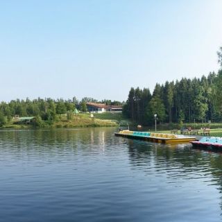 Eginger See Panoramaaufnahme - Eginger See in der ErlebnisRegion Bayerischer Wald