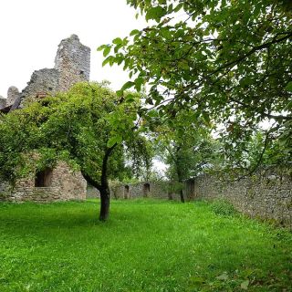 Burgmauern - Burgruine Haibach in der ErlebnisRegion Bayerischer Wald