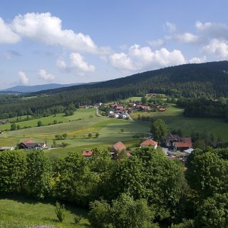 Ausblick - Burgruine Neunußberg in der ErlebnisRegion Bayerischer Wald