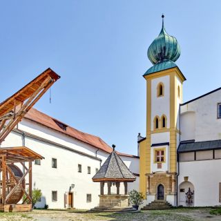 Innerer Burghof - Burganlage Veste Oberhaus in der ErlebnisRegion Bayerischer Wald