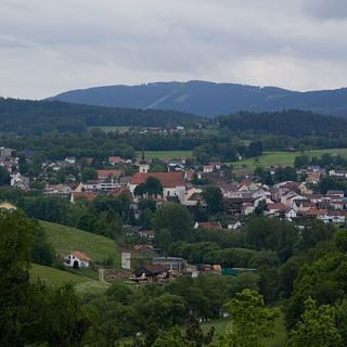 Blick über Viechtach - Viechtach in der ErlebnisRegion Bayerischer Wald