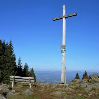 Gipfelkreuz Pröller bei St. Englmar - Pröller in der ErlebnisRegion Bayerischer Wald