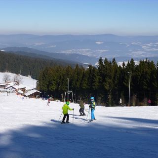 Skiabfahrt vom Pröller nach Hinterwies - Gemeinde Sankt Englmar - Pröller in der ErlebnisRegion Bayerischer Wald