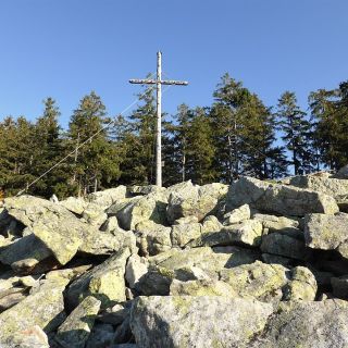 Gipfelkreuz Käsplatte - Käsplatte in der ErlebnisRegion Bayerischer Wald