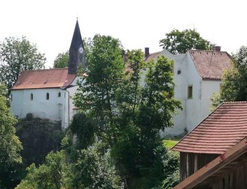 Burgen / Schlösser - Burg Ranfels bei Zenting