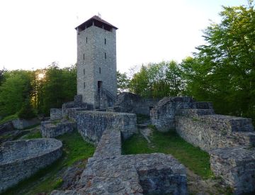 Burgen / Schlösser - Burgruine Altnußberg bei Geiersthal